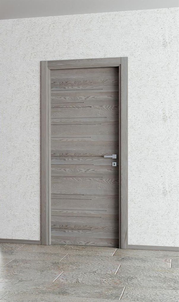 Porta in rovere grigio