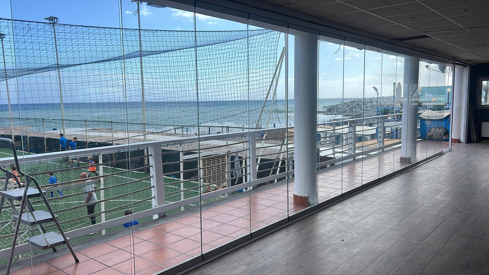 Vetrate panoramiche fronte mare